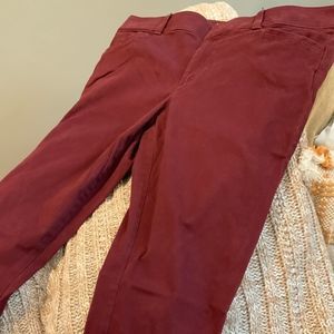 Loft red skinny jeans size 8
